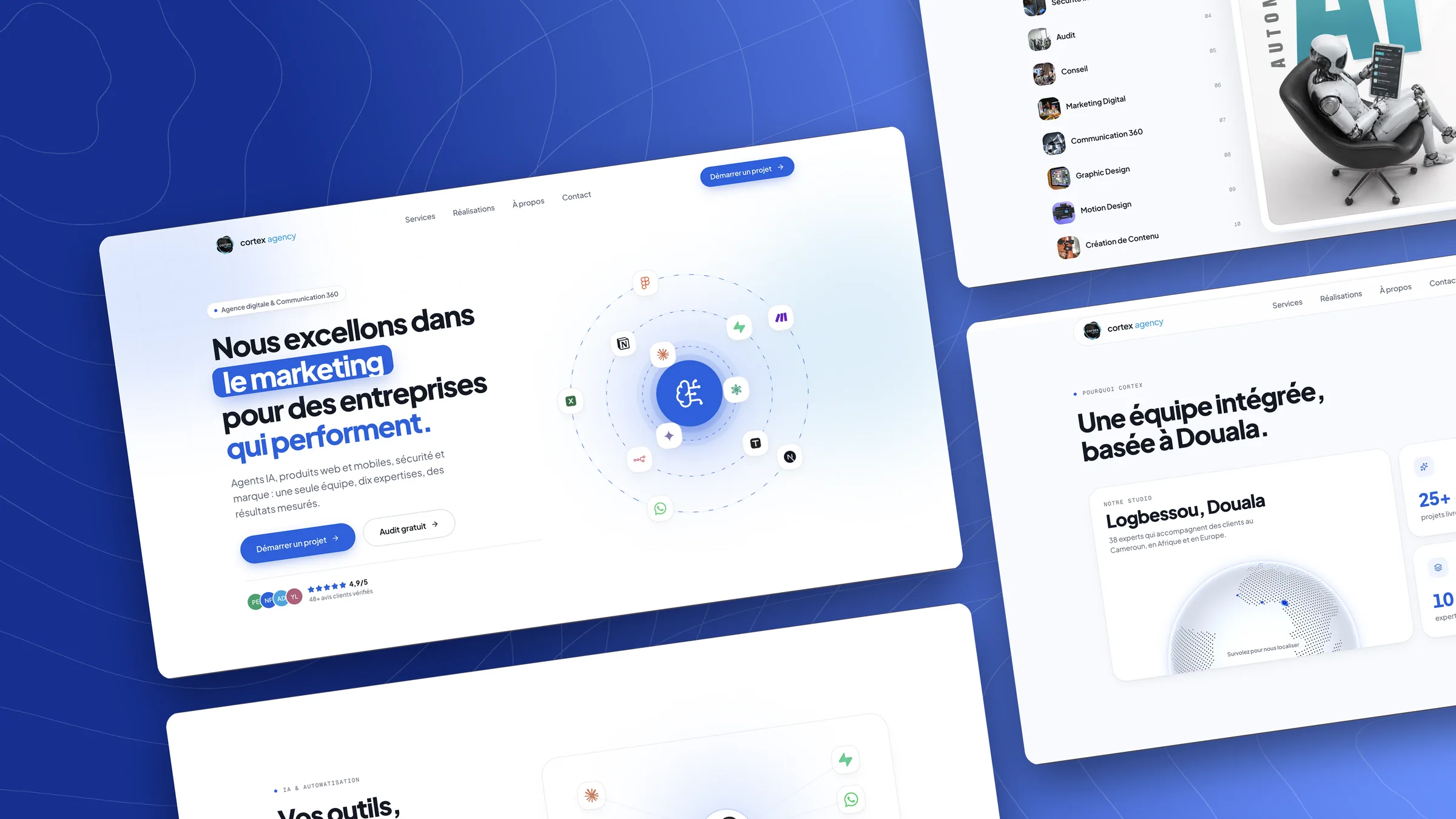 Cortex Agency — aperçu du projet