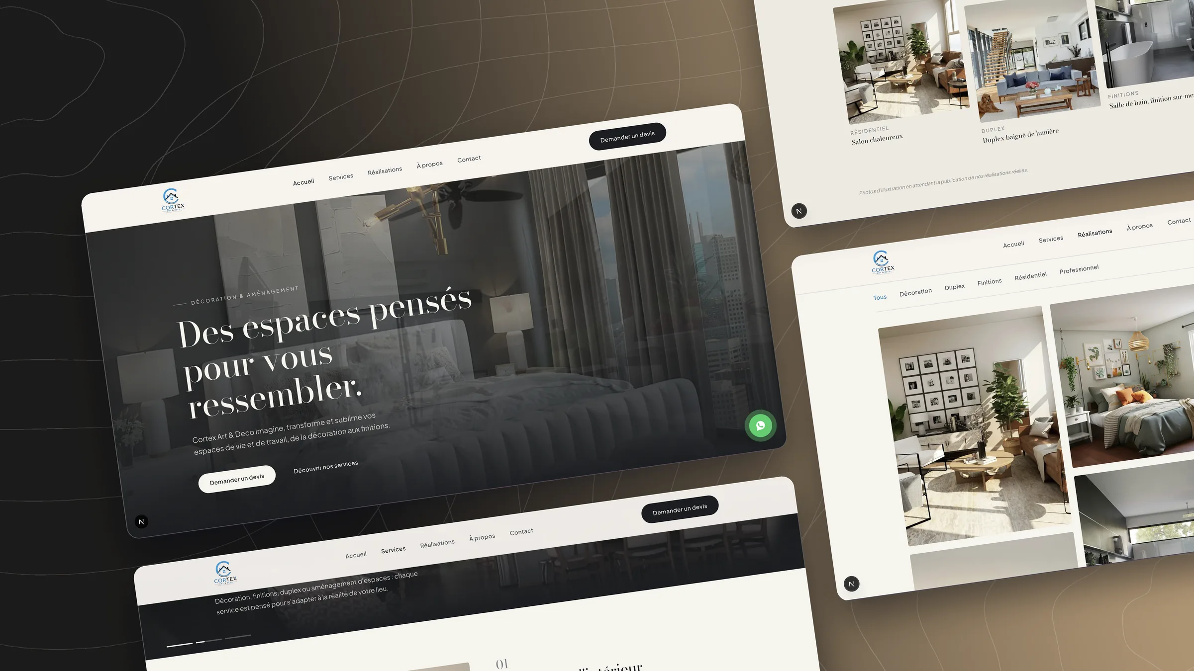 Cortex Art Déco — aperçu du projet