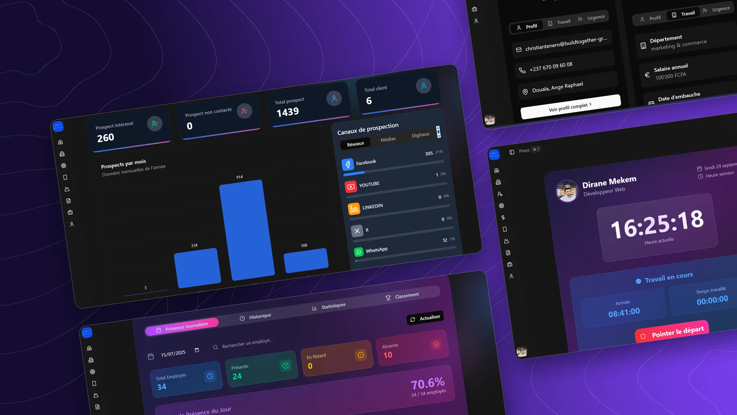 CRM Build Together — aperçu du projet