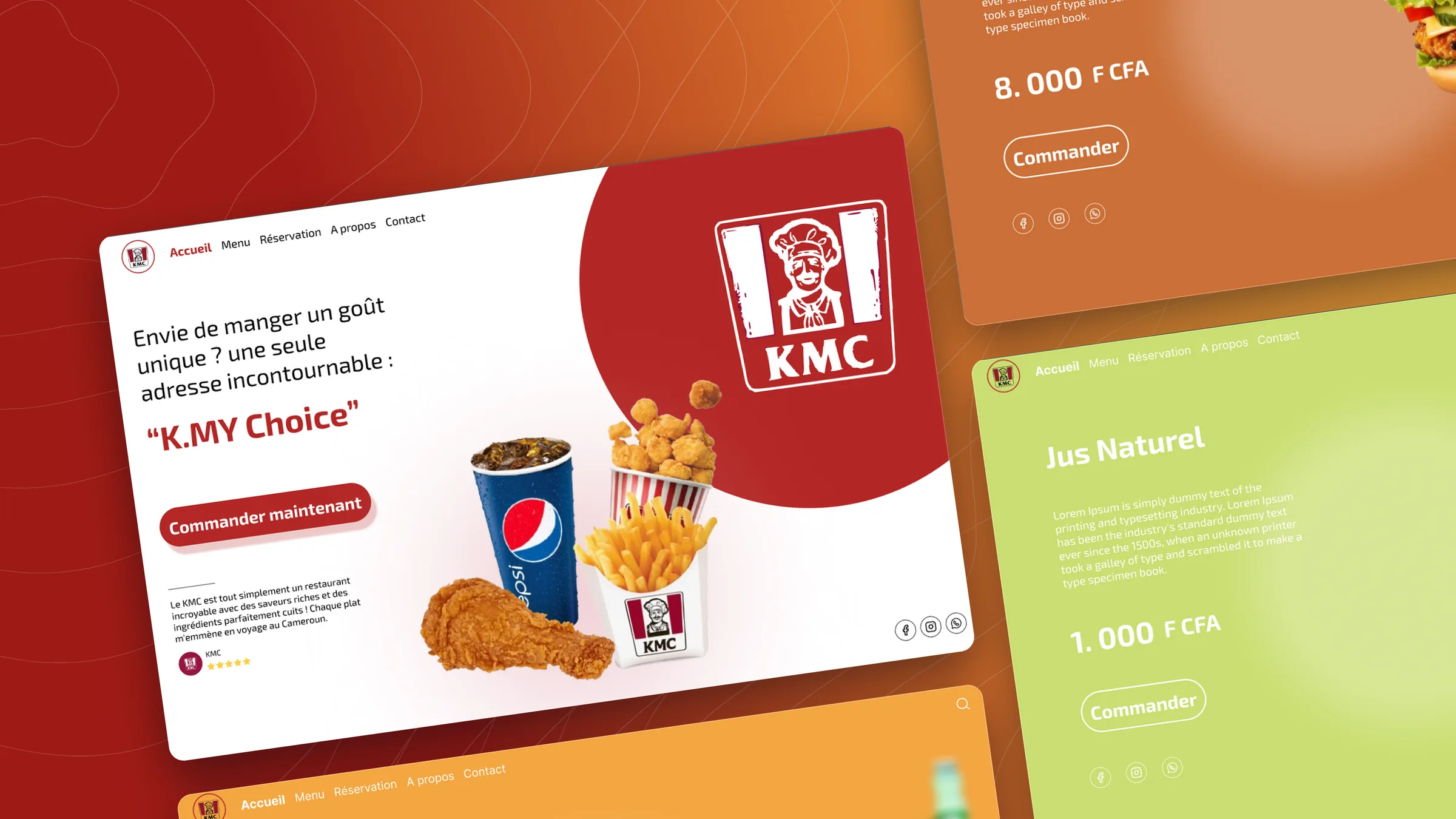 KMC Restaurant — aperçu du projet
